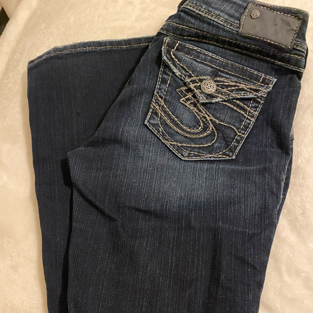 Silver Jeans Y2K style